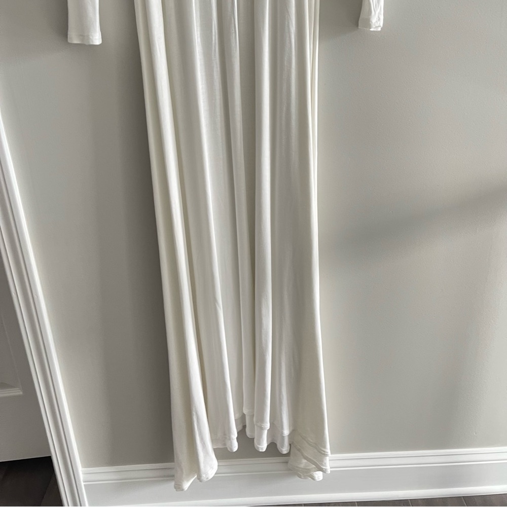 Pinkblush Maternity Ivory Solid Off Shoulder Maxi… - image 5